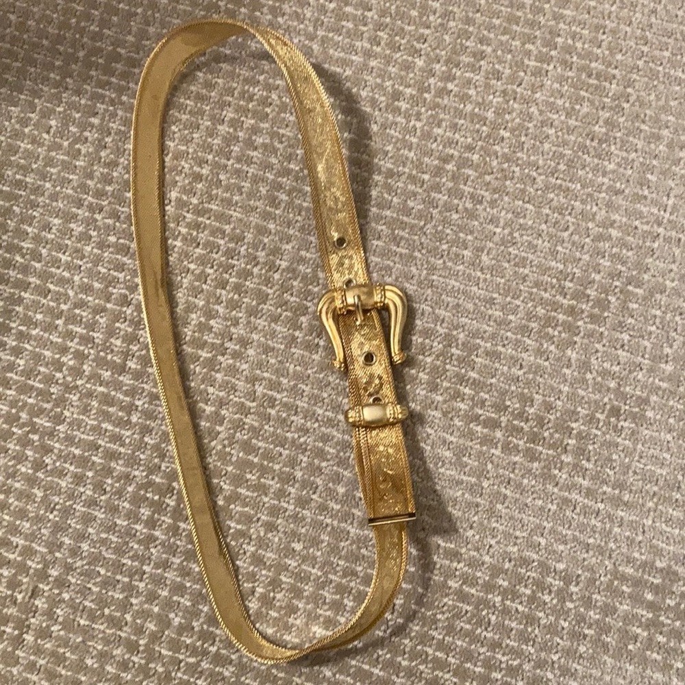 Vintage gold belt with incredible detailing